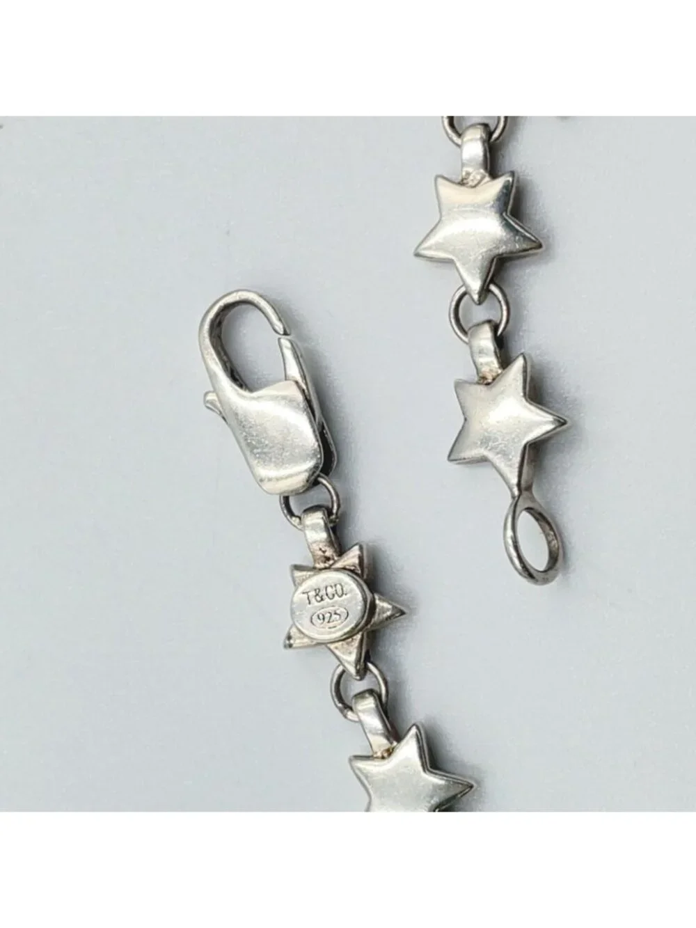Tiffany & Co Puff Star 925 Sterling Silver Bracelet